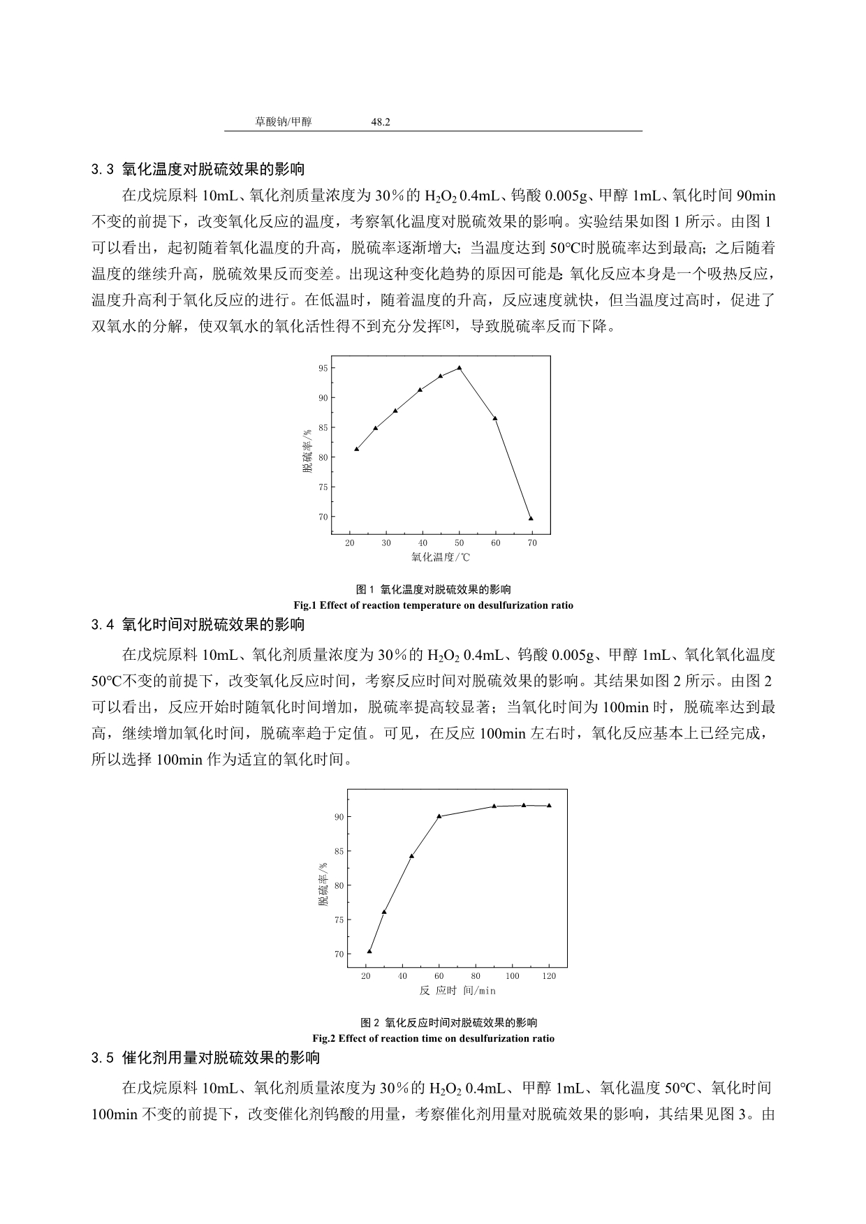 双氧水催化氧化-萃取法戊烷超深度脱硫技术_第4页