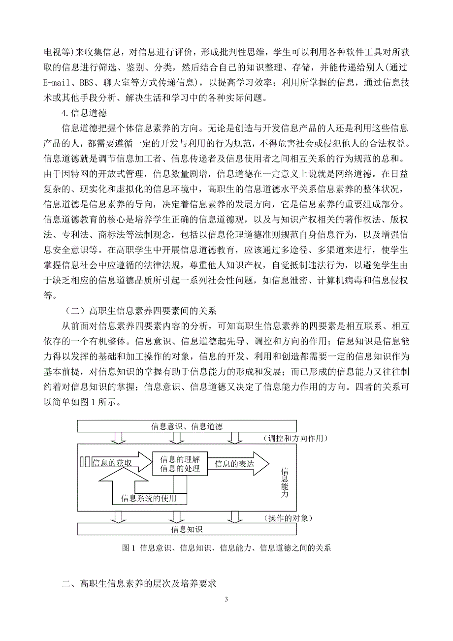 高职学生信息素养的结构层次研究_第3页