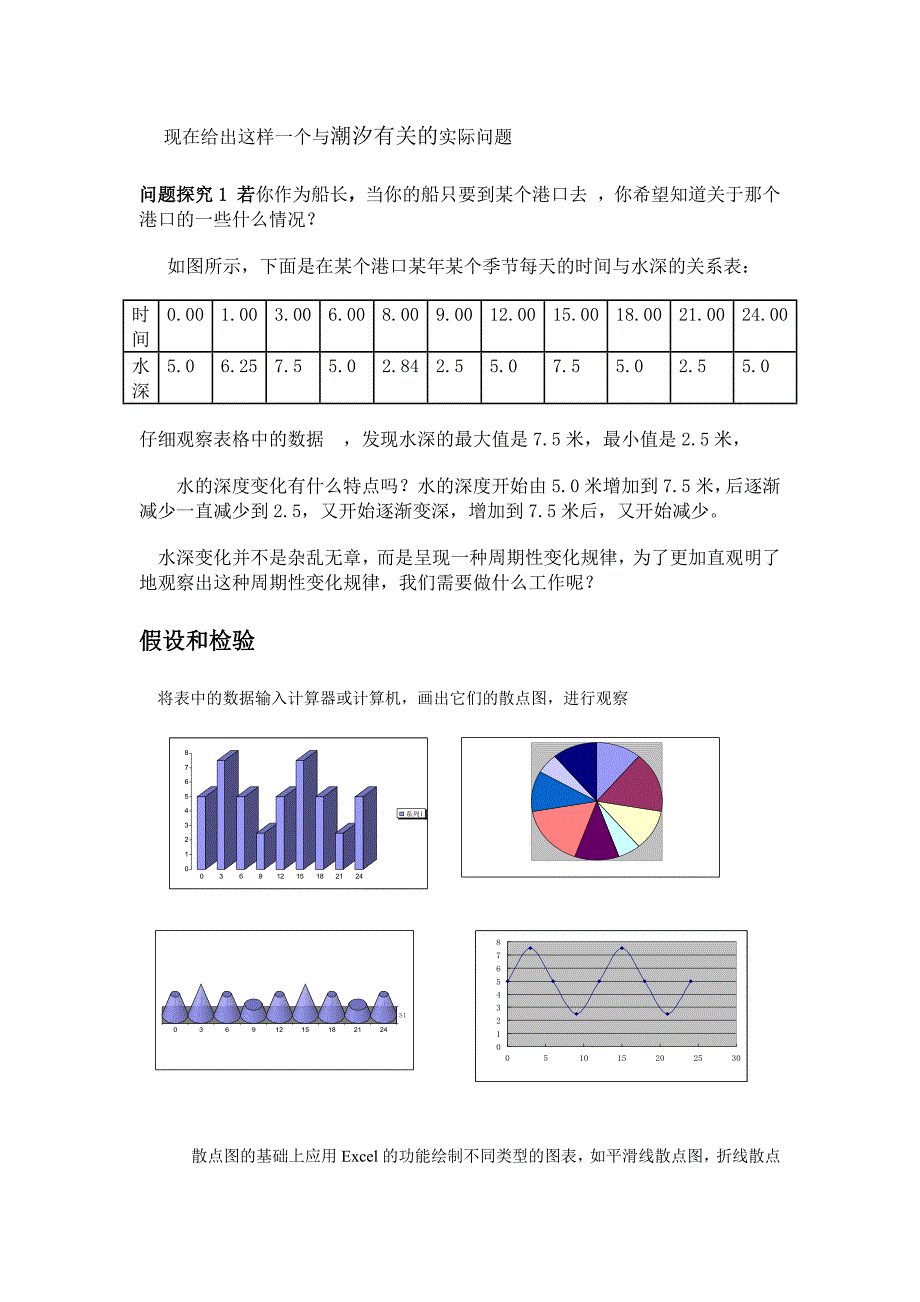 潮汐中的三角函数问题_第2页