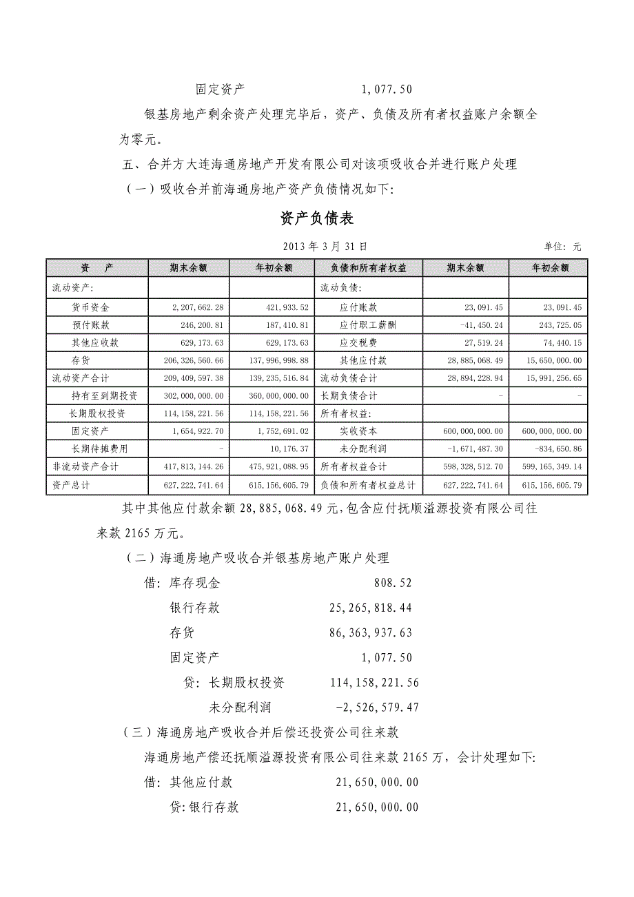 吸收合并财务操作流程2_第3页