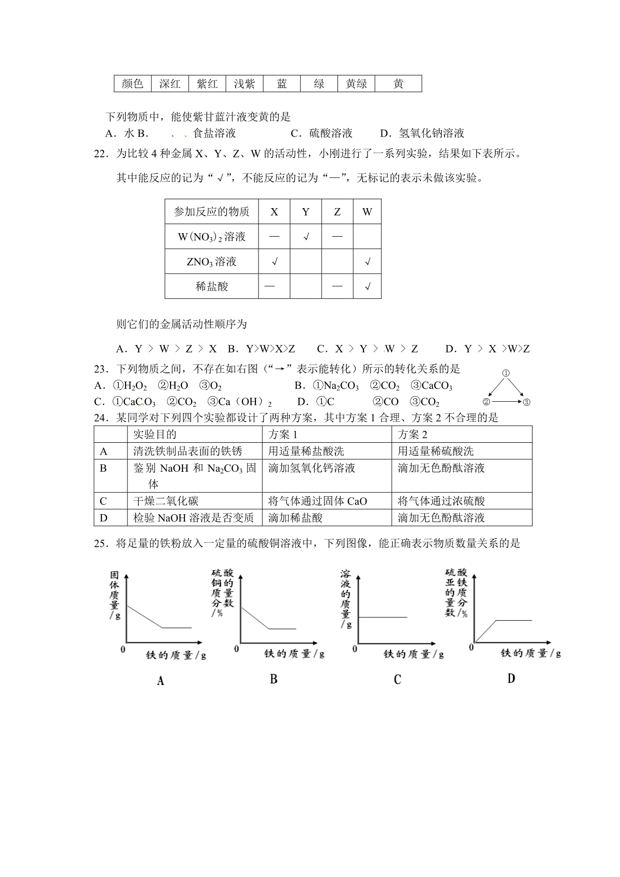 北京市顺义区2012年初三第一次统一练习_第3页