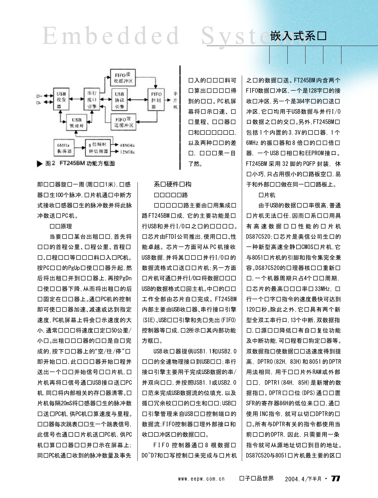 基于USB接口的出租车检测系统的设计与实现_黄再银_第2页