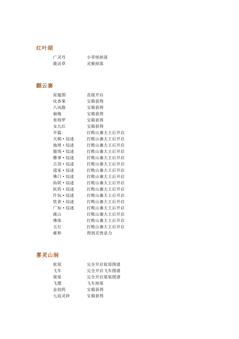 《古剑奇谭》洞冥广记_第1页