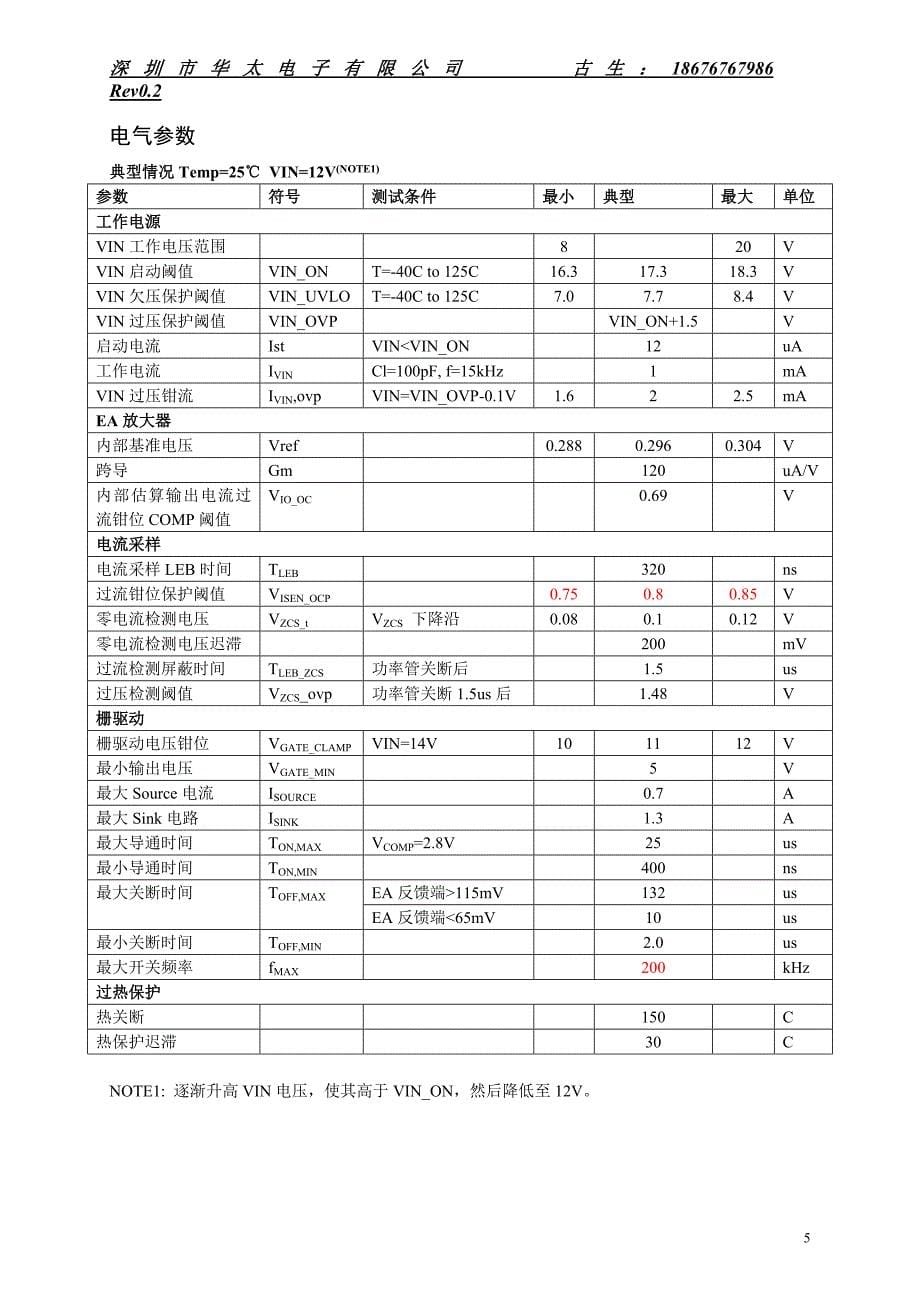 LED非隔离驱动IC_第5页