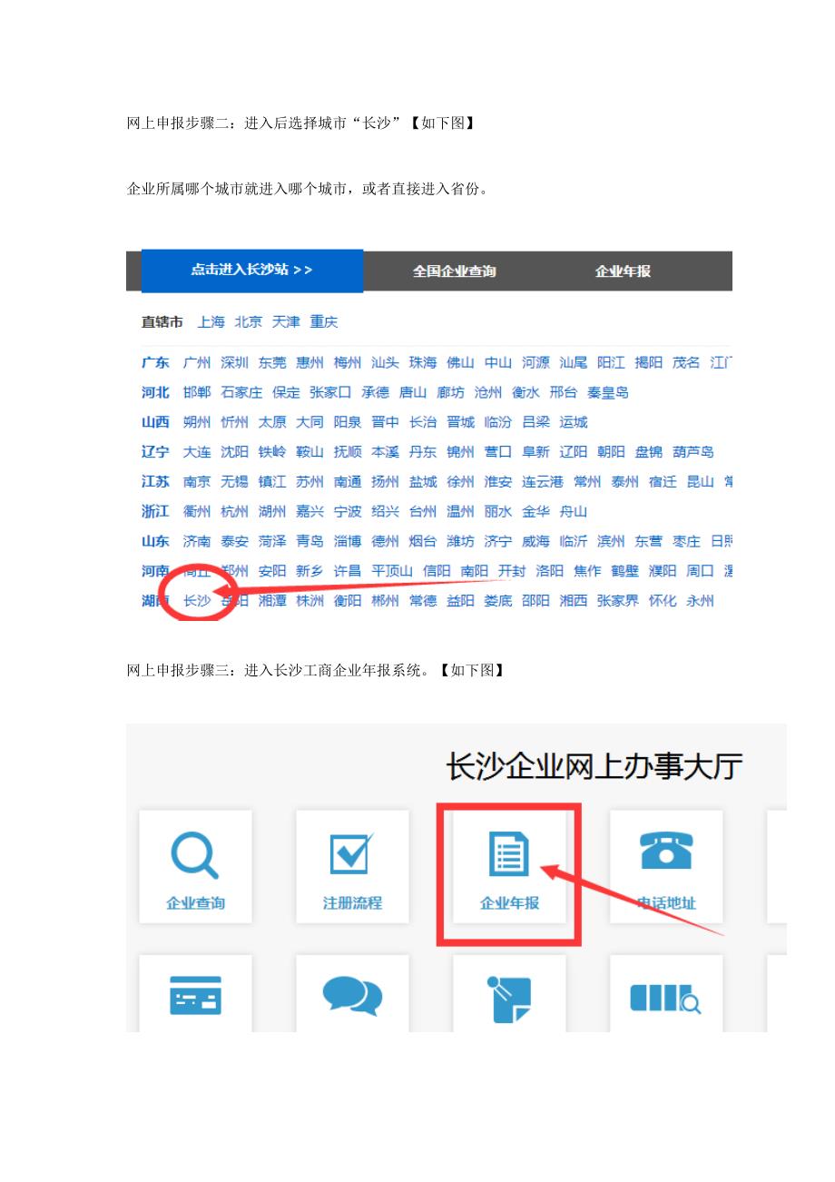 长沙红盾网工商年检网上申报系统操作流程_第2页