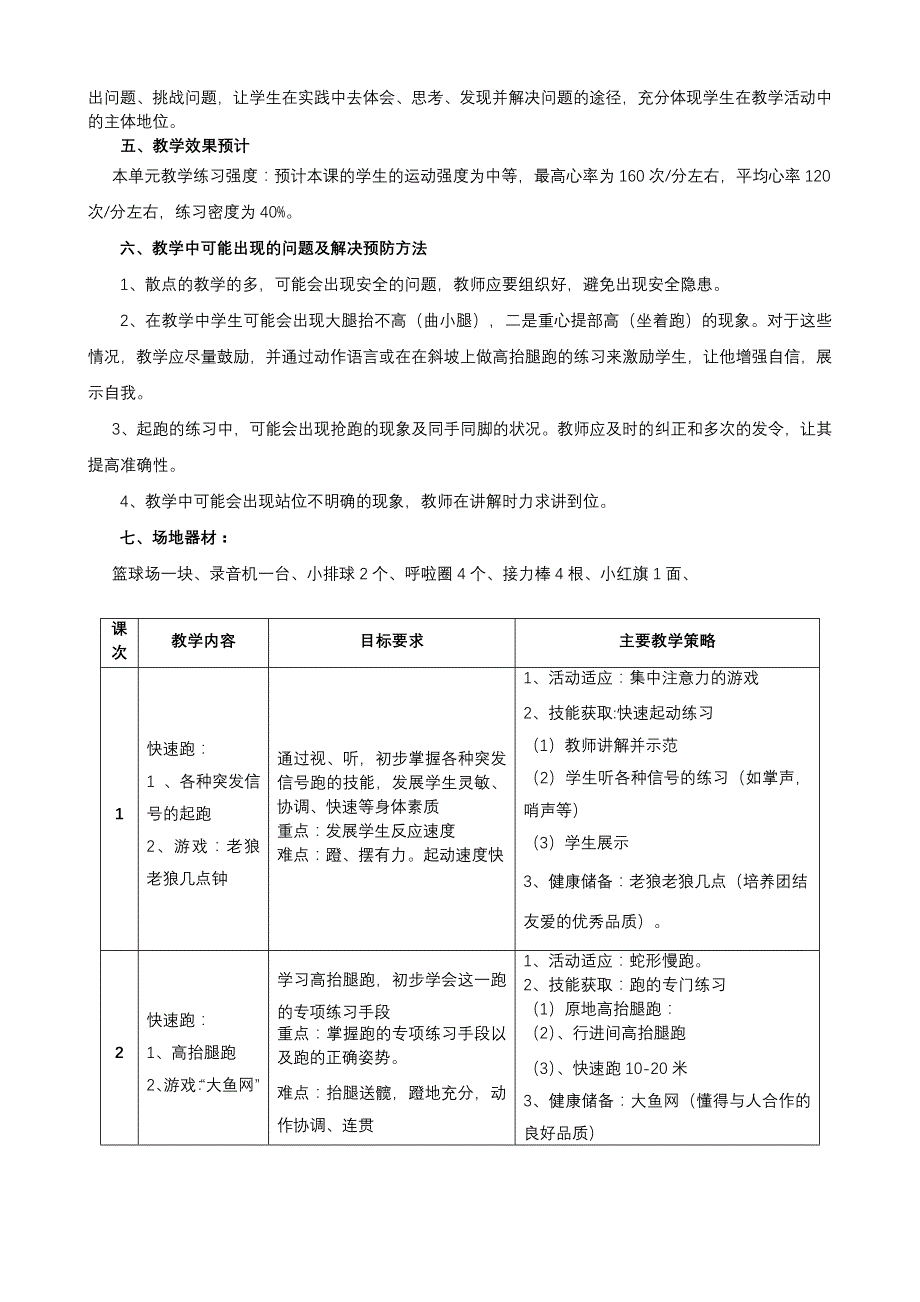 快速跑单元教学计划_第3页