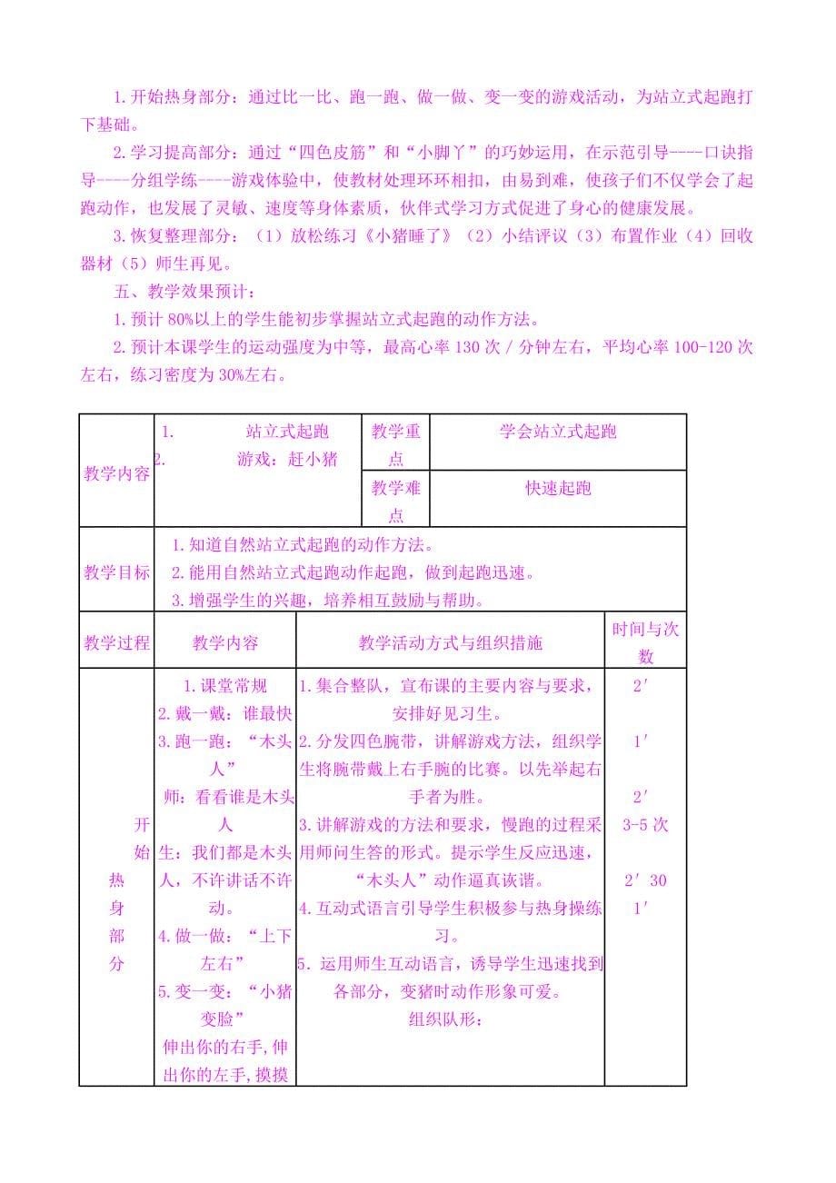 快速跑单元教学计划_第5页