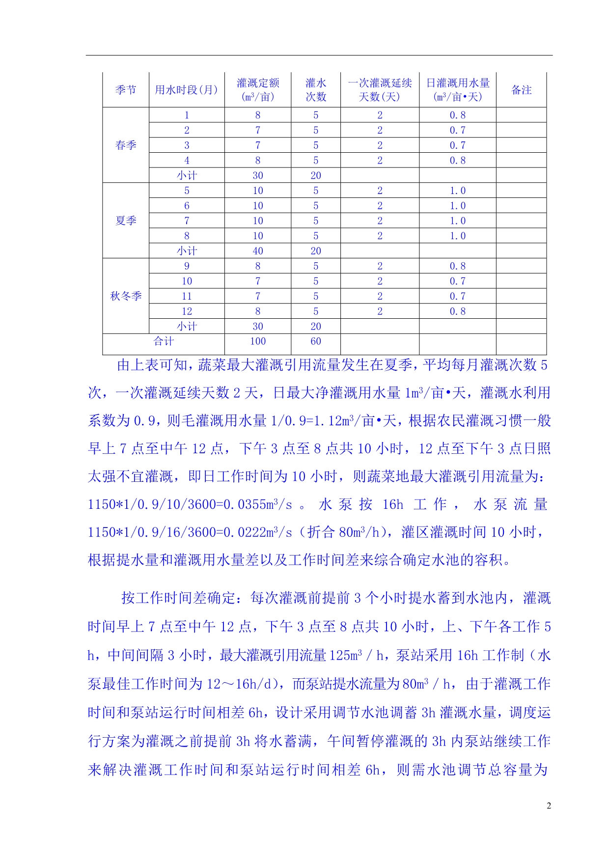 泵站、灌溉定额设计参考_第2页