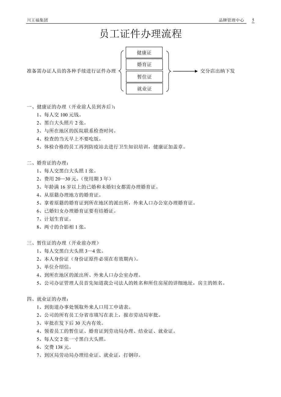川王福授权加盟店开业手续办理程序_第5页