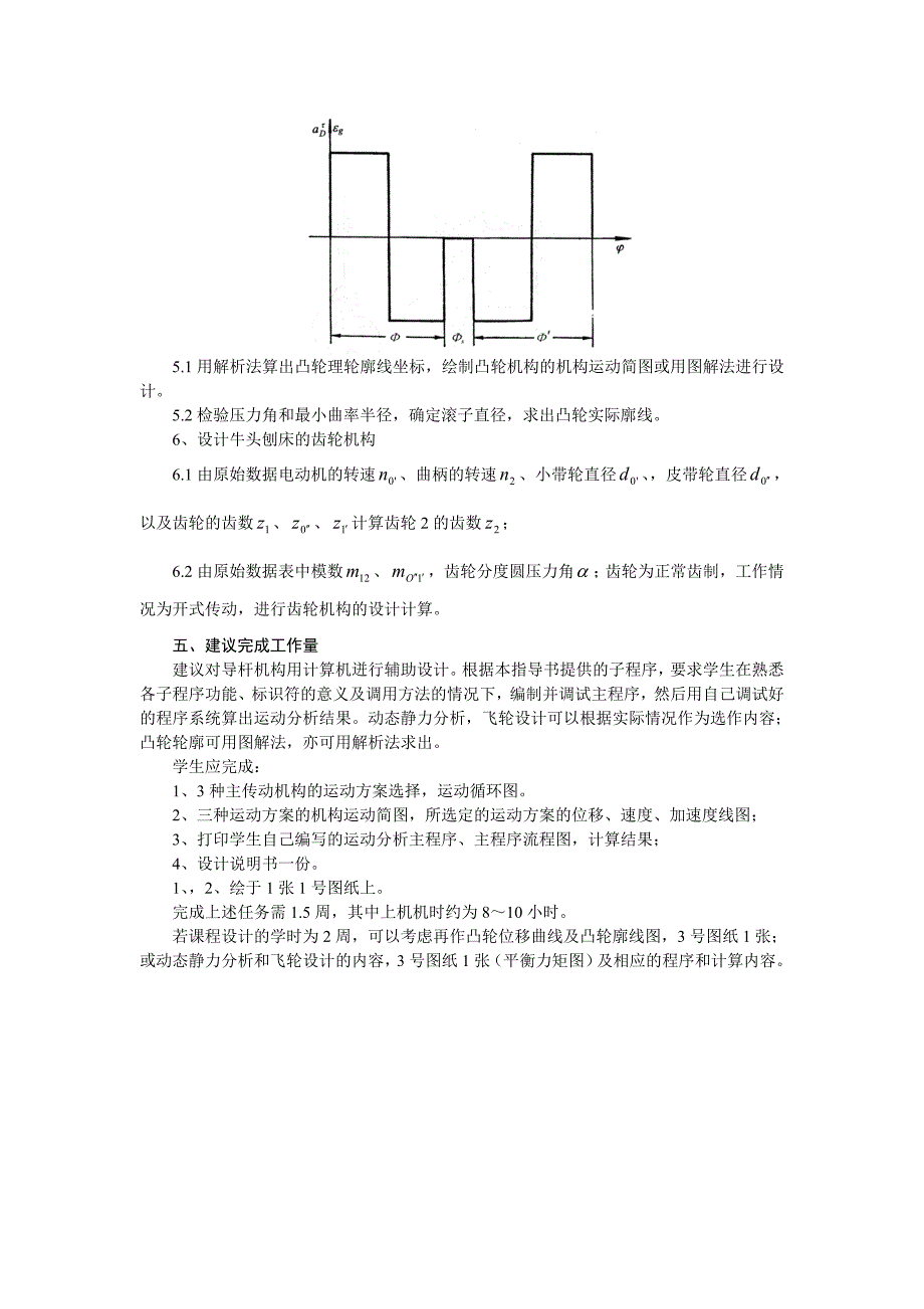 机械原理牛头刨床设计_第4页