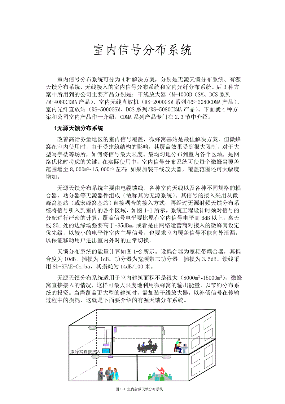 室内信号分布系统简介_第1页