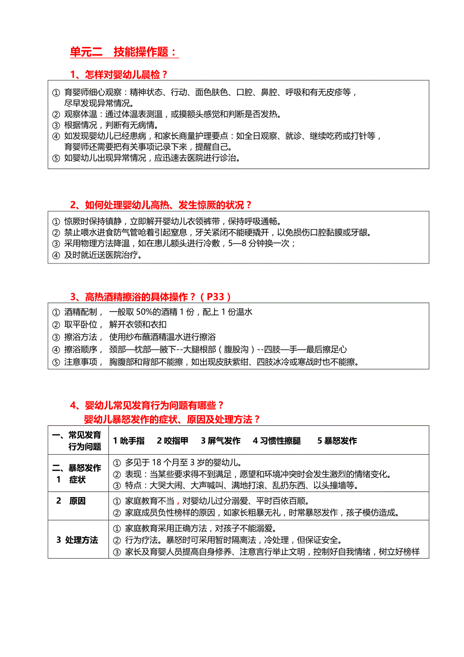 高级育婴师技题能训练2016_第2页