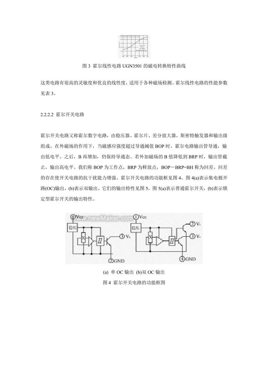 霍尔传感元器件及其应用_第5页