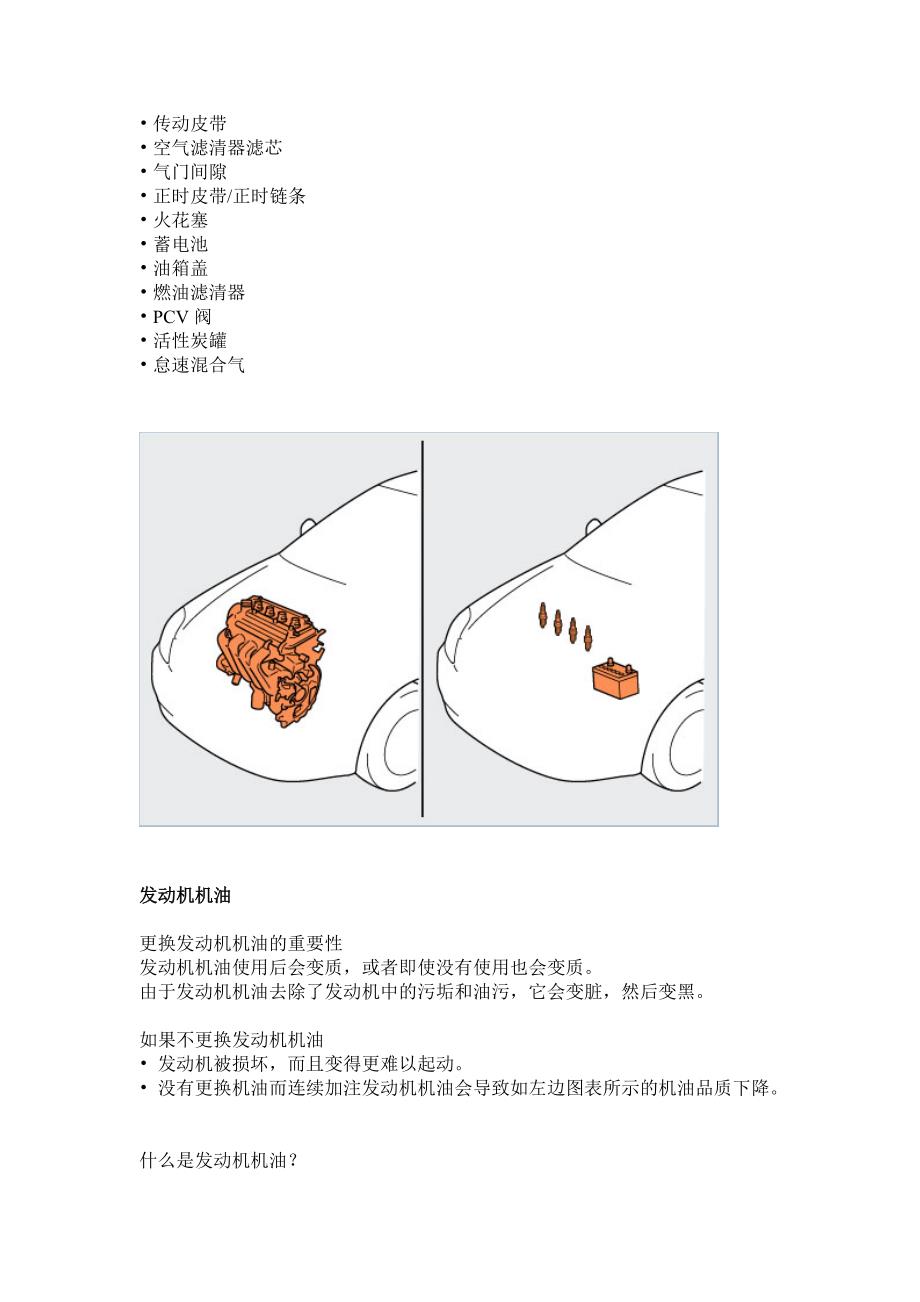 花冠维护保养知识及各部件检查或更换提要_第2页