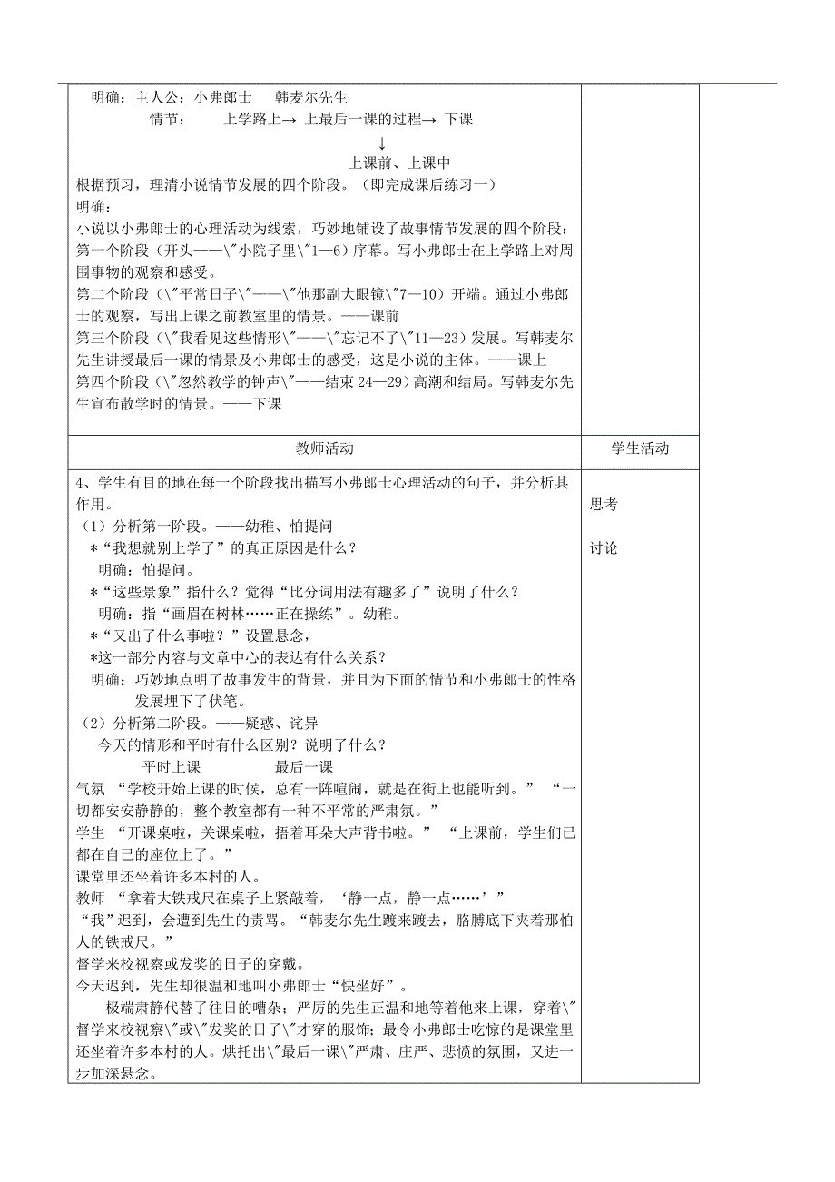 最后一课教案3苏教版_第2页