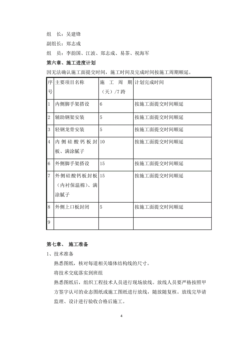 硅酸钙板墙施工专项方案_第4页