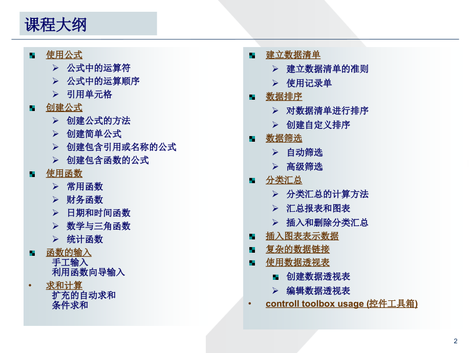 【培训工具】职场常用EXCEL基本版_第2页