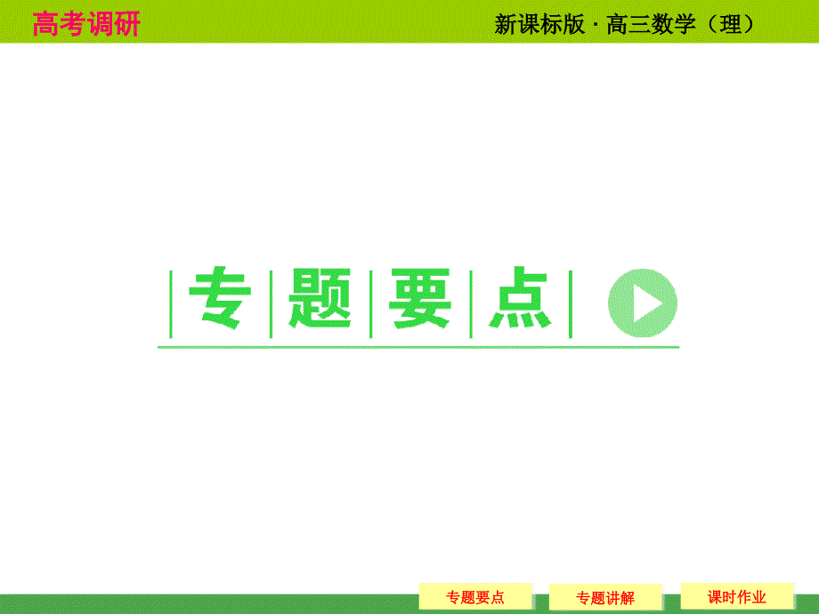 2015届高考调研理科专题研究正、余弦定理应用举例_第2页