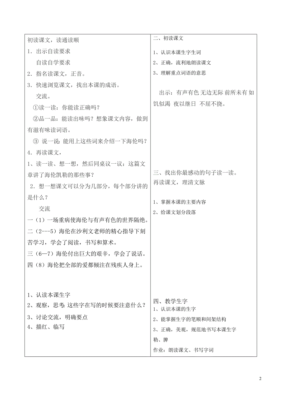 苏教版五年级语文第三单元导学案_第2页