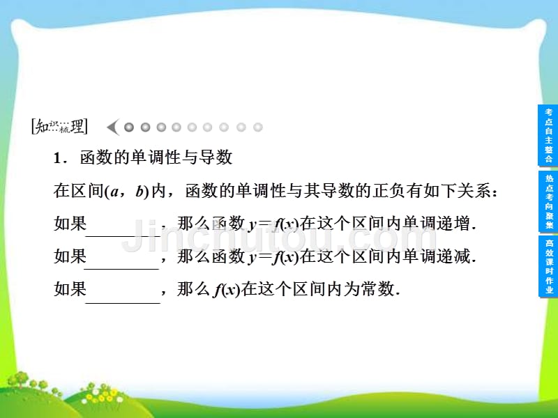 2013高考数学专题二函数、导数及其应用《第十二节导数在研究函数中的应用与生活中的优化问题举例》_第3页