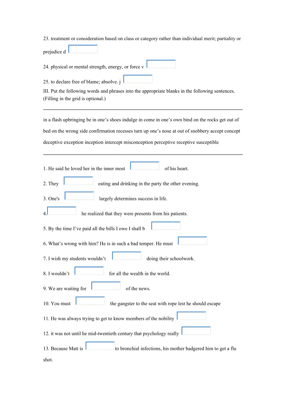 高级英语对应后课练习3_第4页