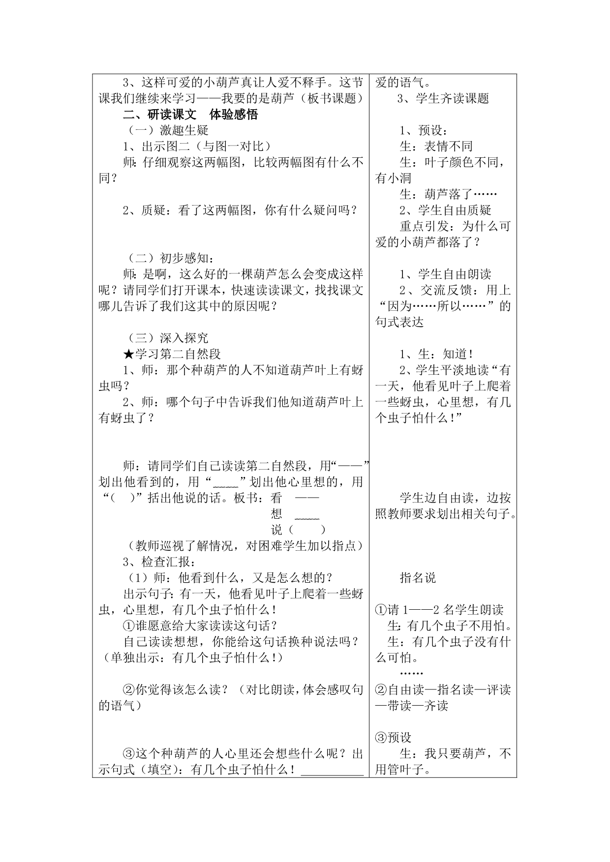 我要的是葫芦(第二课时)教学案_第2页