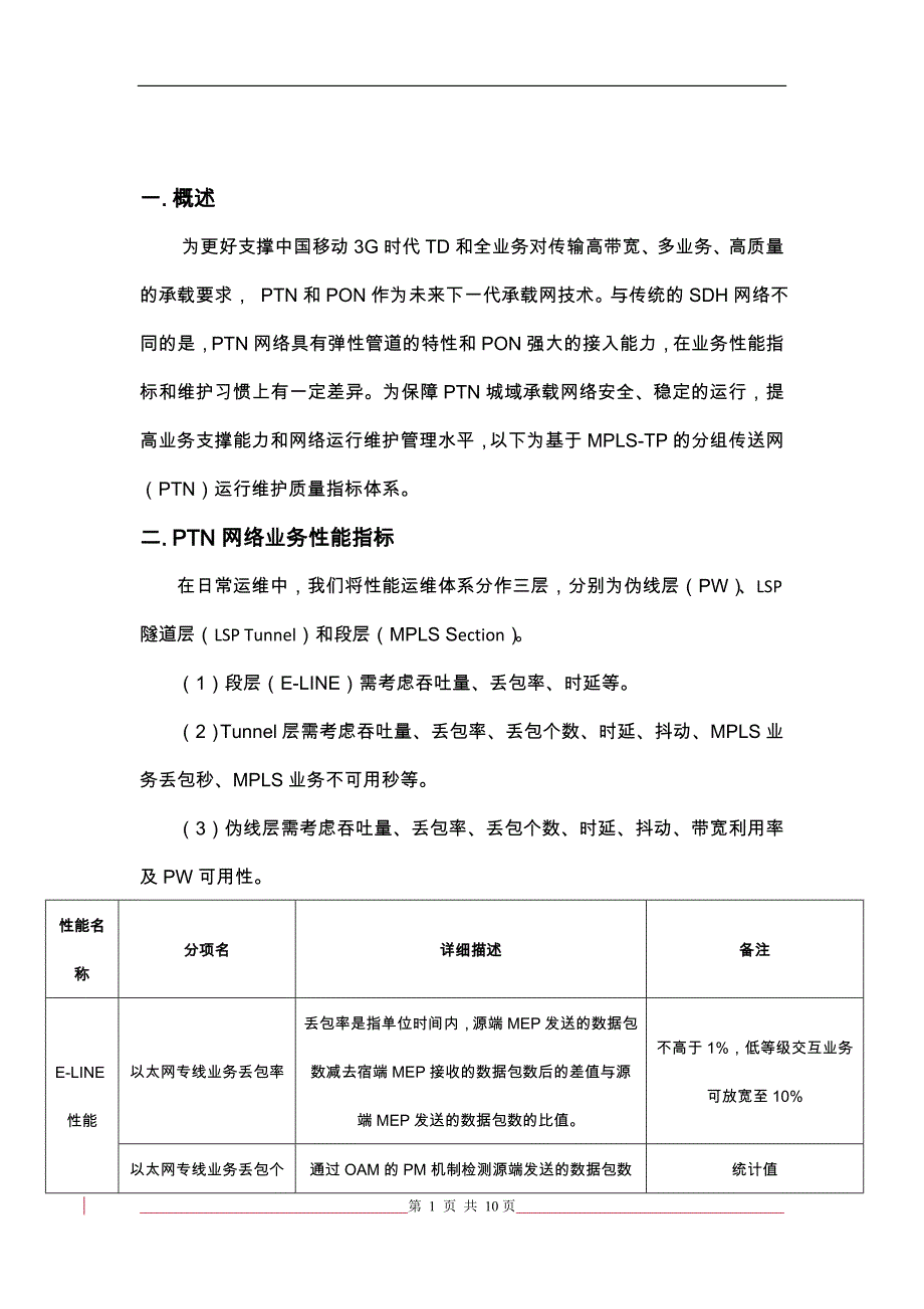 9-中国移动网络全业务指标体系_第1页