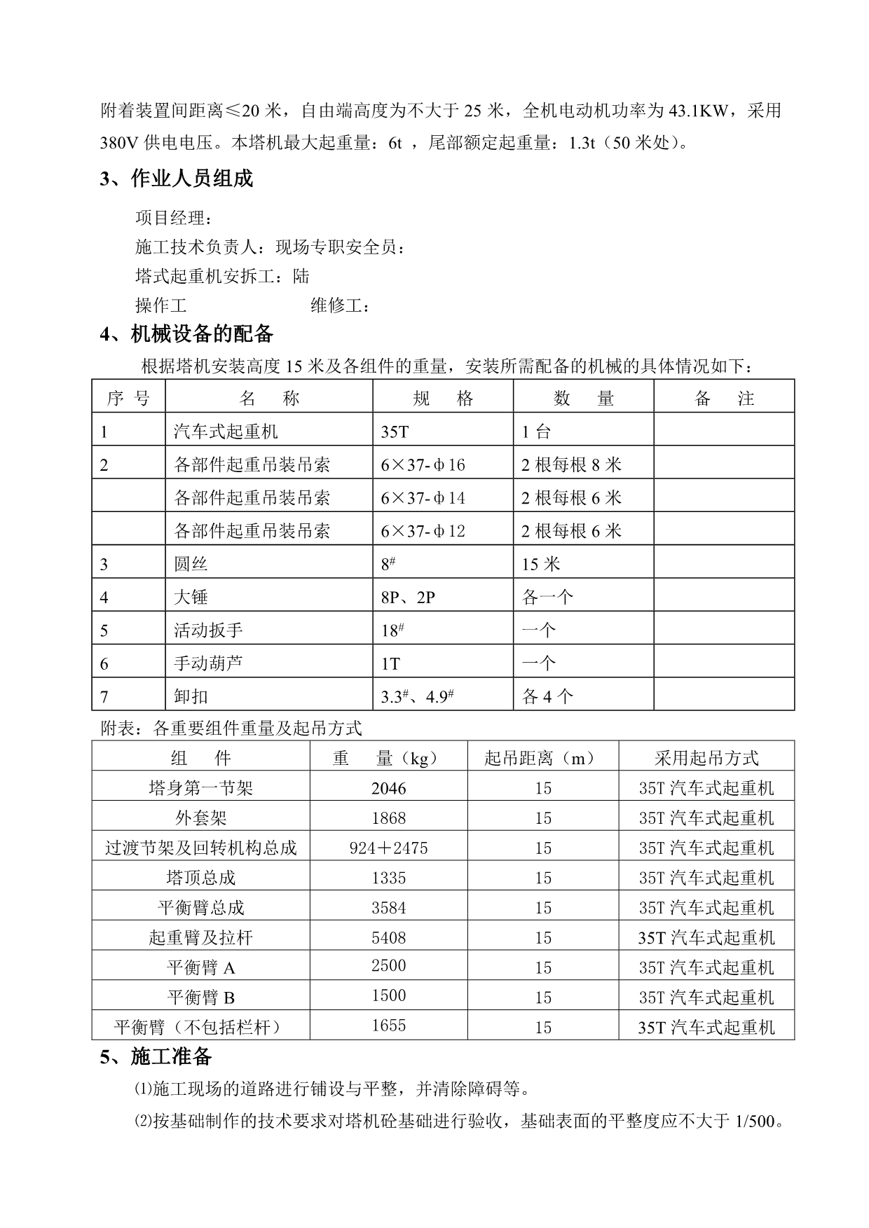 安置房3#、4#楼塔吊安装方案_第3页