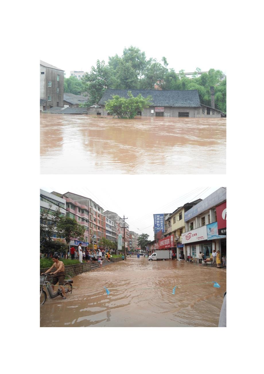 2012年7月1日广安花桥洪水图片_第4页