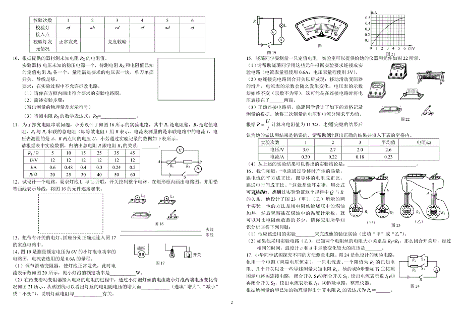 实验专题期末复习1001_第2页