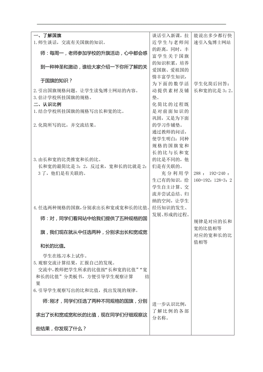 （冀教版）六年级数学上册教案 比例 1_第2页