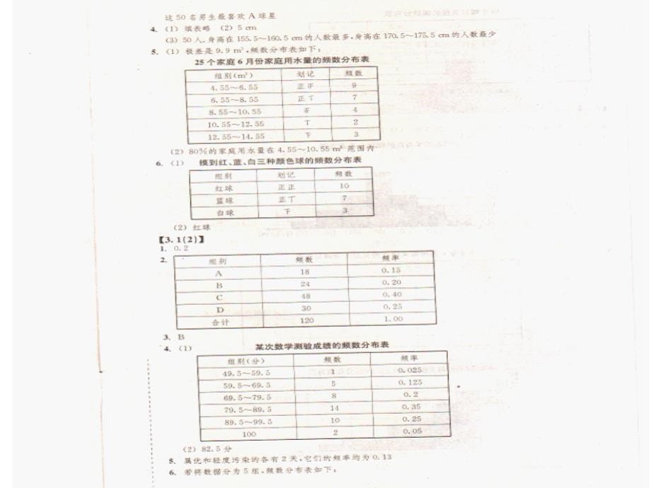 八年级下数学作业本答案_第5页