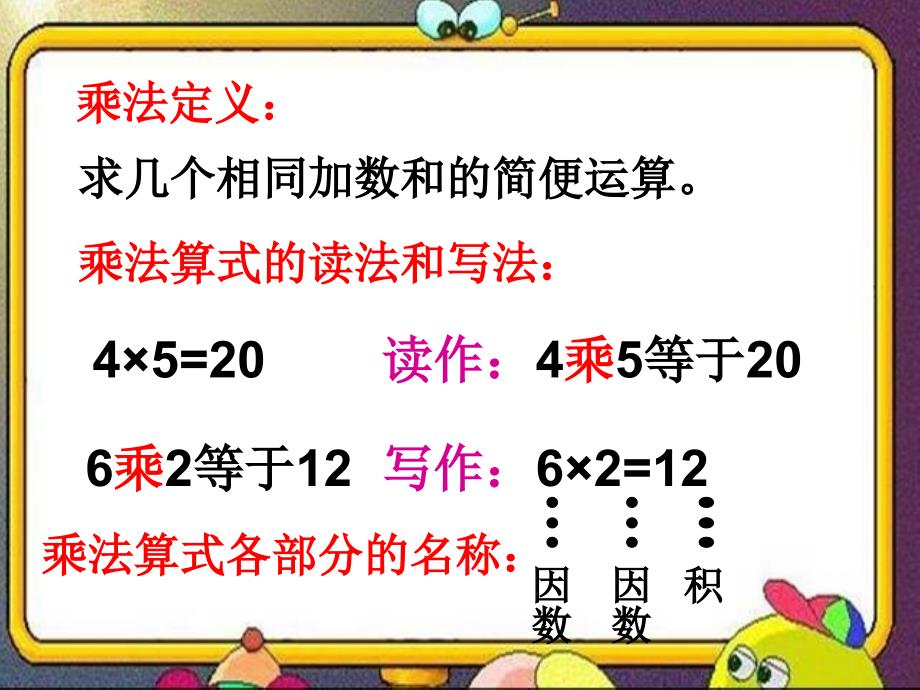 （冀教版）二年级数学上册课件 乘法 1_第4页