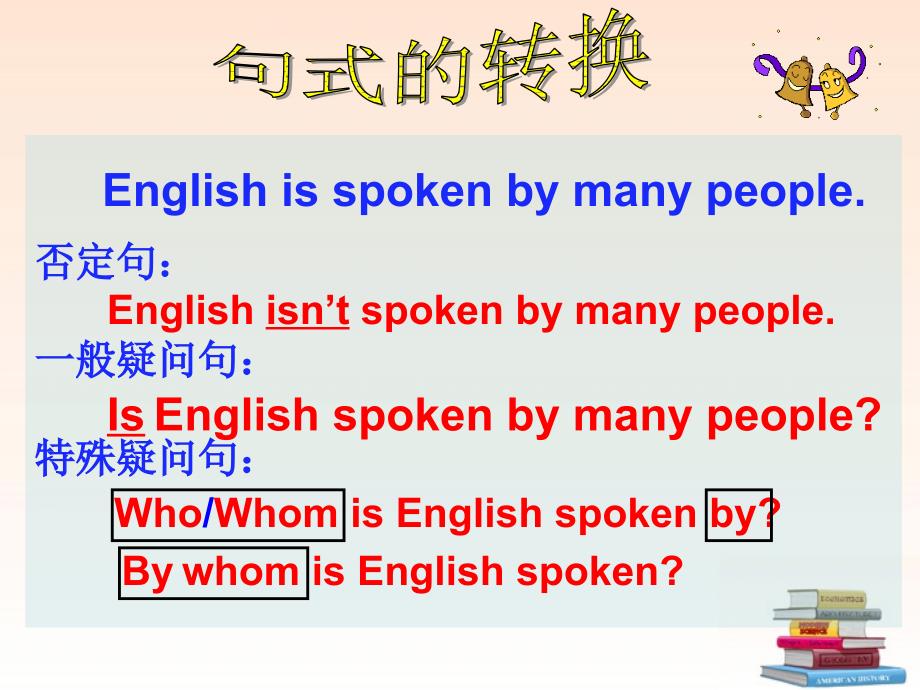 中考英语 复习被动语态PPT课件 人教新目标版_第4页