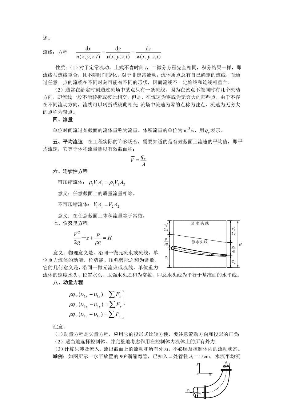 杜编《工程流体力学》总结_第5页