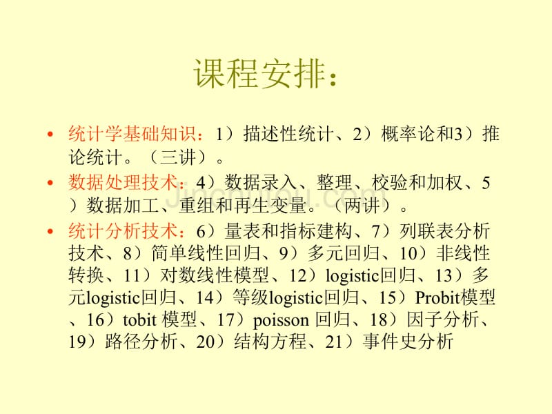 实用社会统计分析技术及和统计软件操作说明_第3页