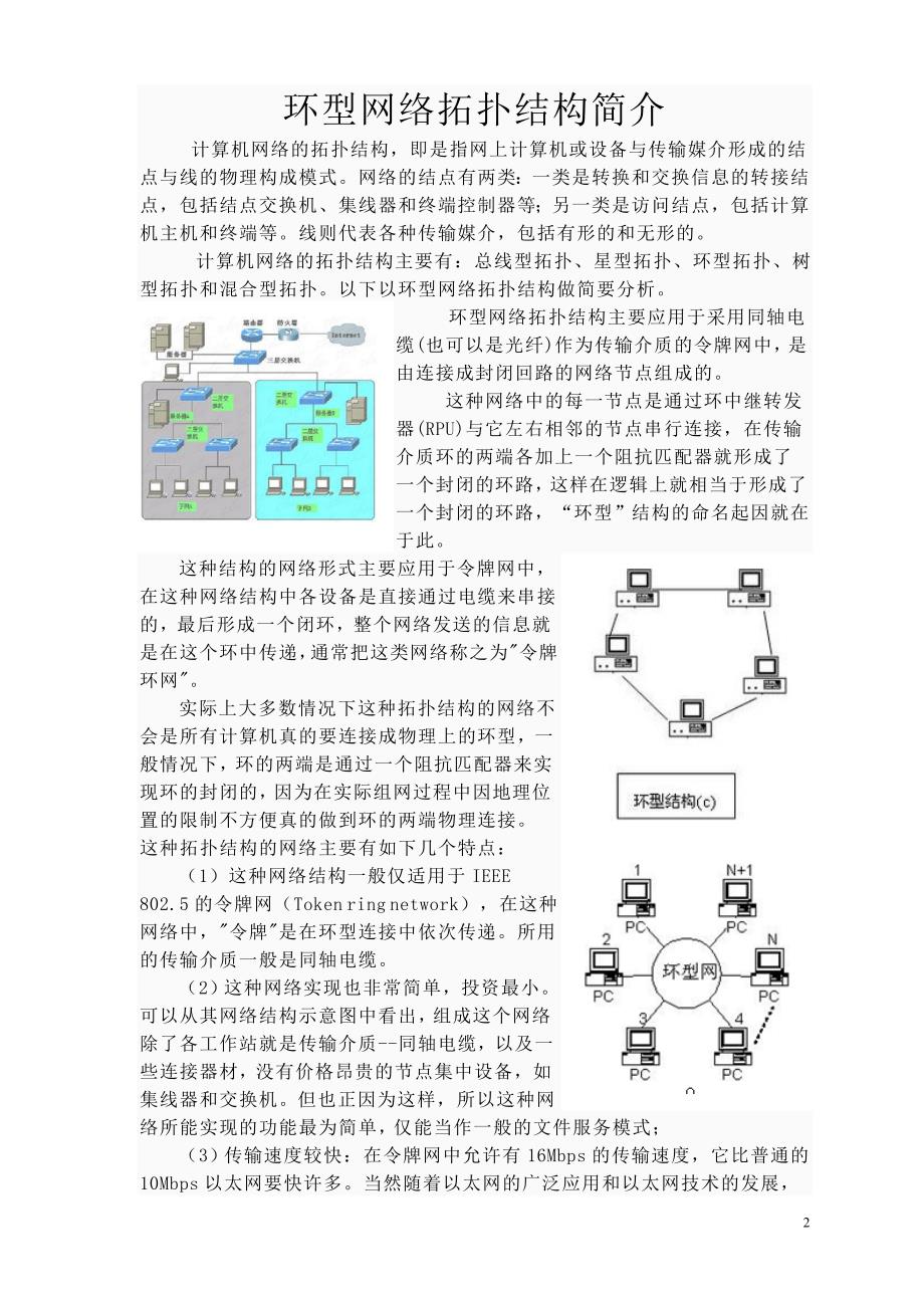 环型网络拓扑结构简介_第2页