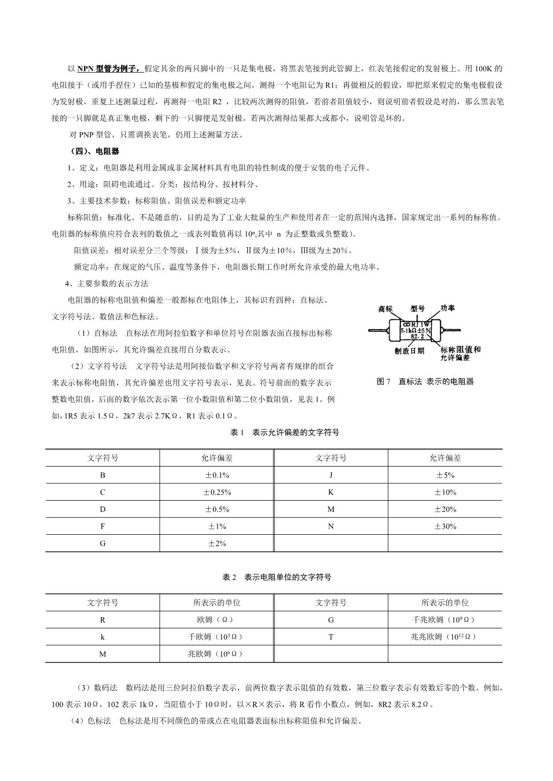 指针数字万用表元器件使用方法_第3页