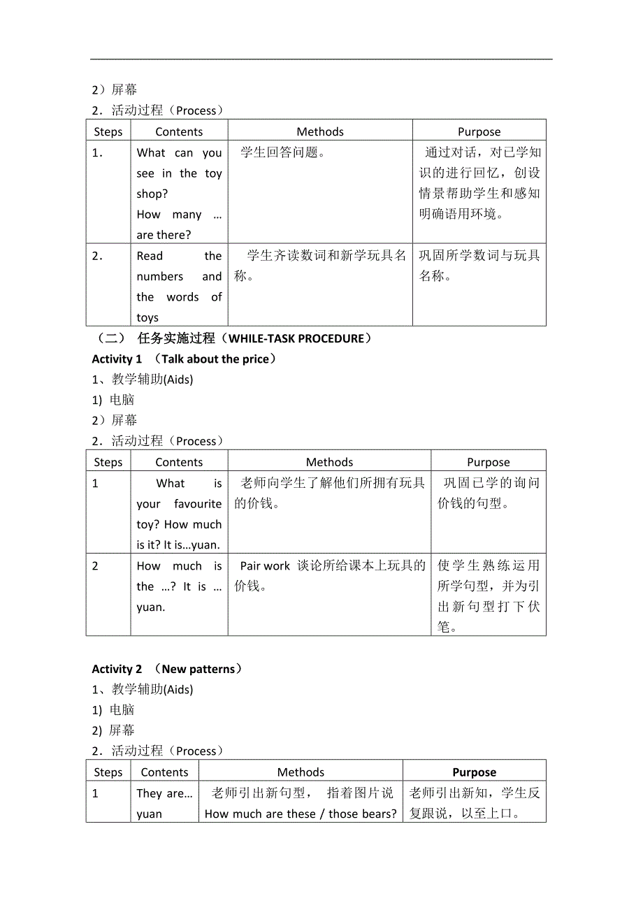 (沪教版)牛津英语4B教案 Module2 Unit2 period2_第2页