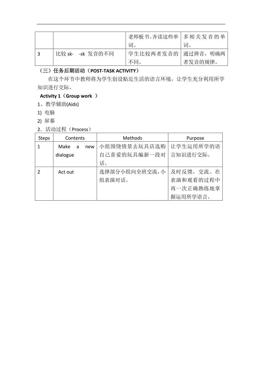 (沪教版)牛津英语4B教案 Module2 Unit2 period2_第5页