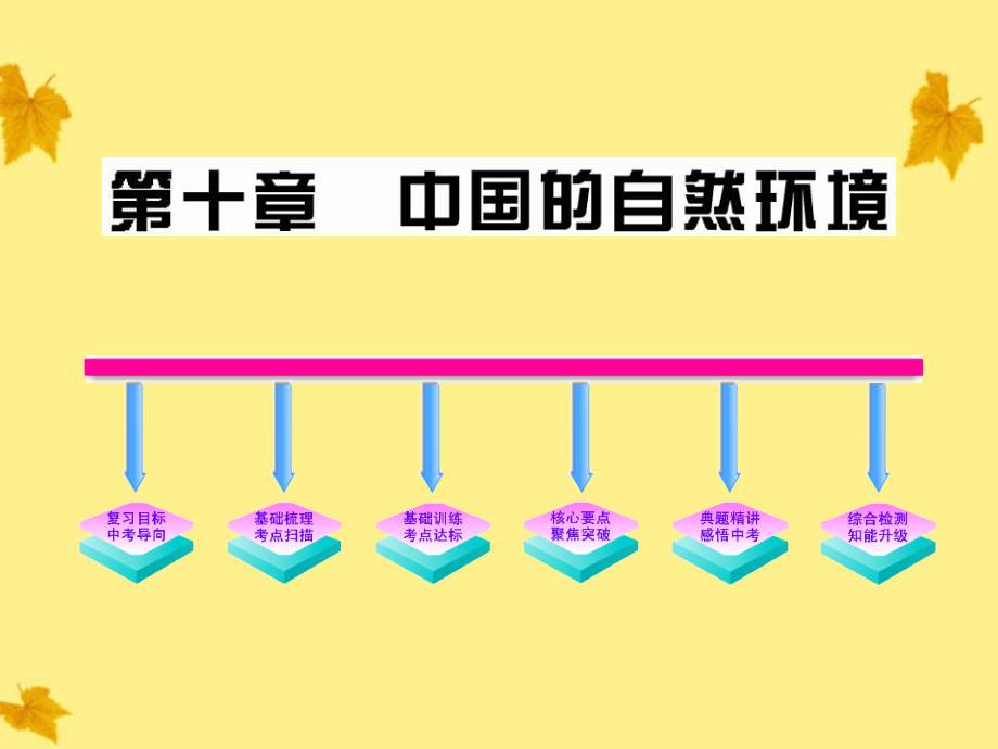 【岳阳专用】2011最新版中考地理全程复习方略动漫教学课件 第十章 中国的自然环境  人教实验版_第1页