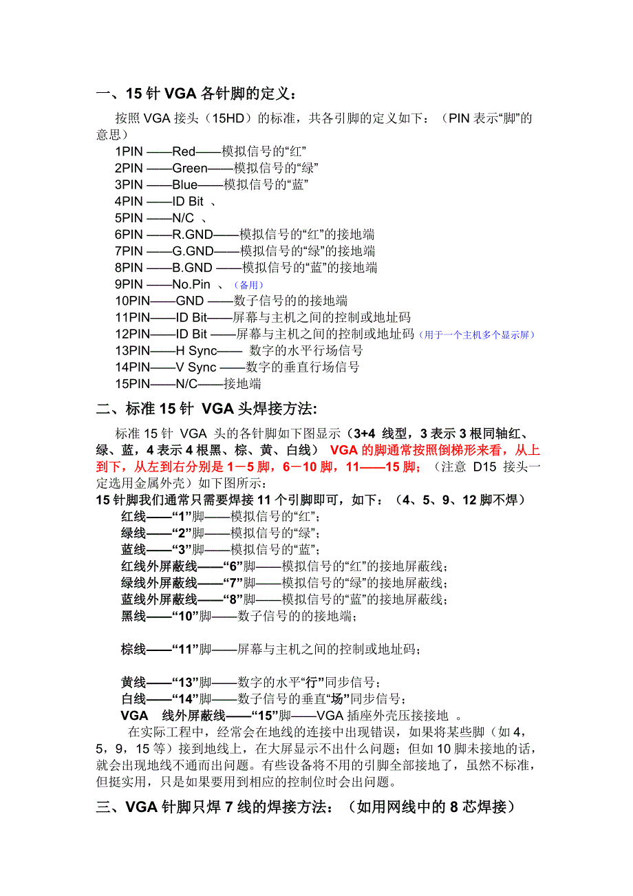 VGA焊接方法_第1页