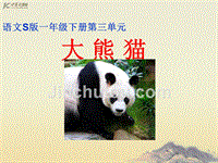 （语文S版）一年级语文下册课件 大熊猫 1