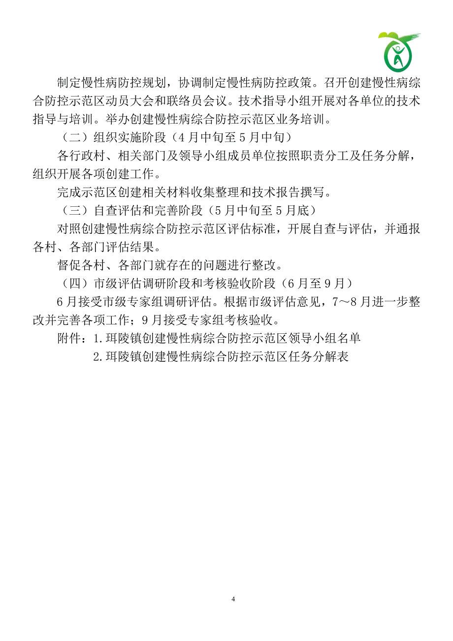 XX镇创建国家级慢性病综合防控示范区实施_第4页