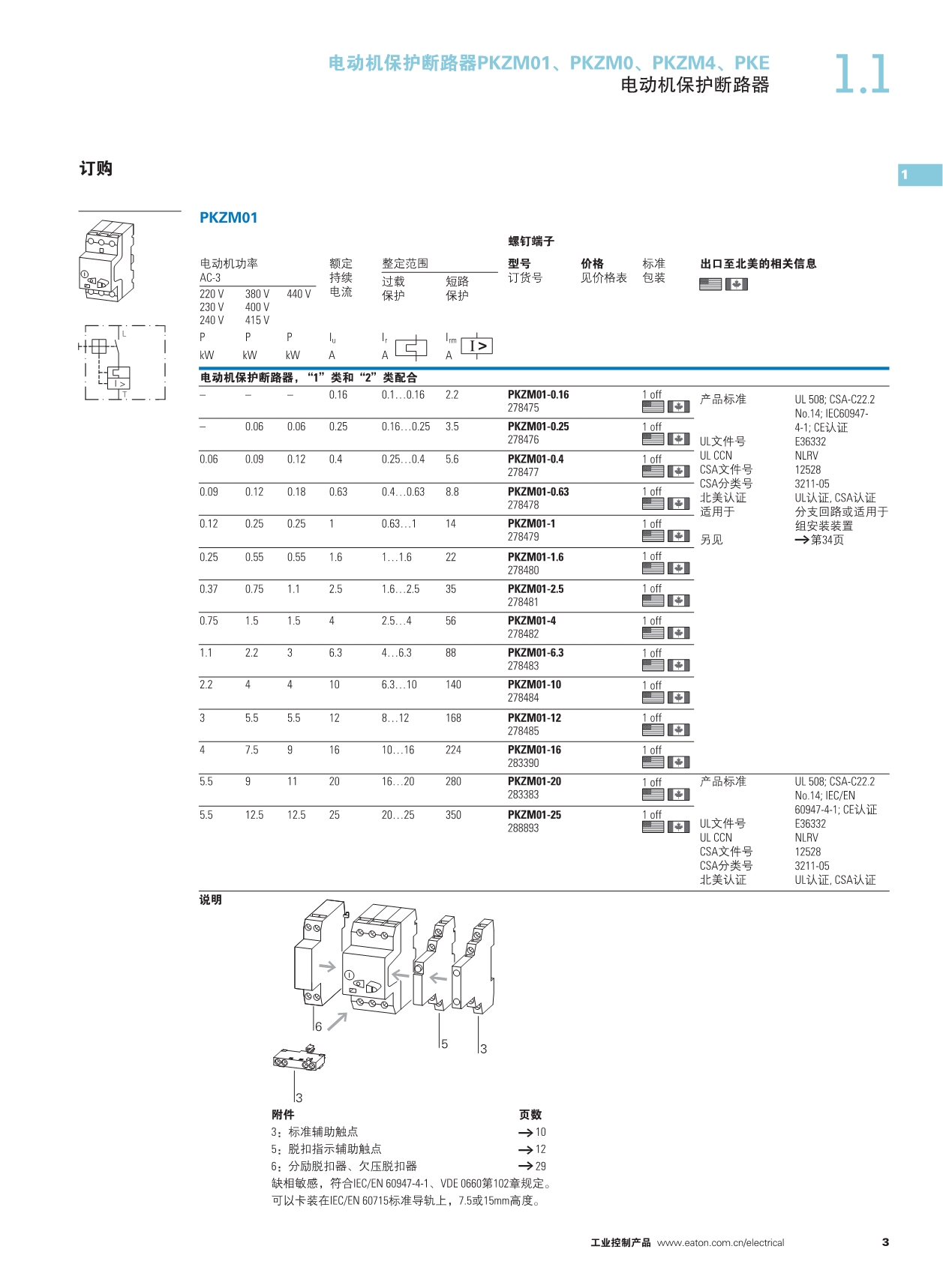 伊顿电动机断路保护器_第5页