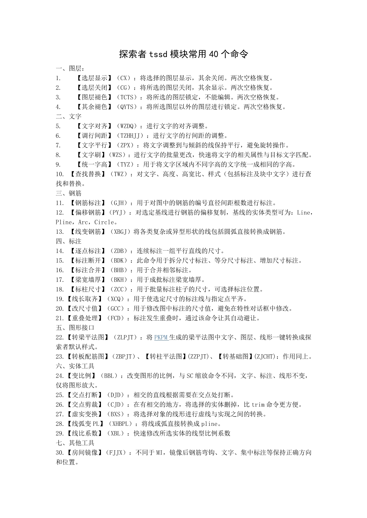 TSSD常用命令_第1页