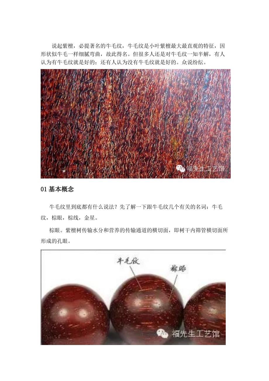 浅谈小叶紫檀牛毛纹_第1页
