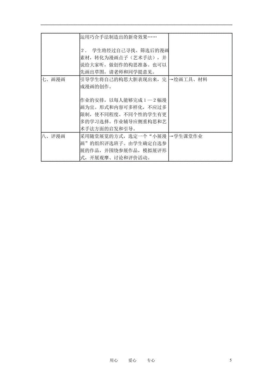 九年级美术 幽默与智慧教案_第5页