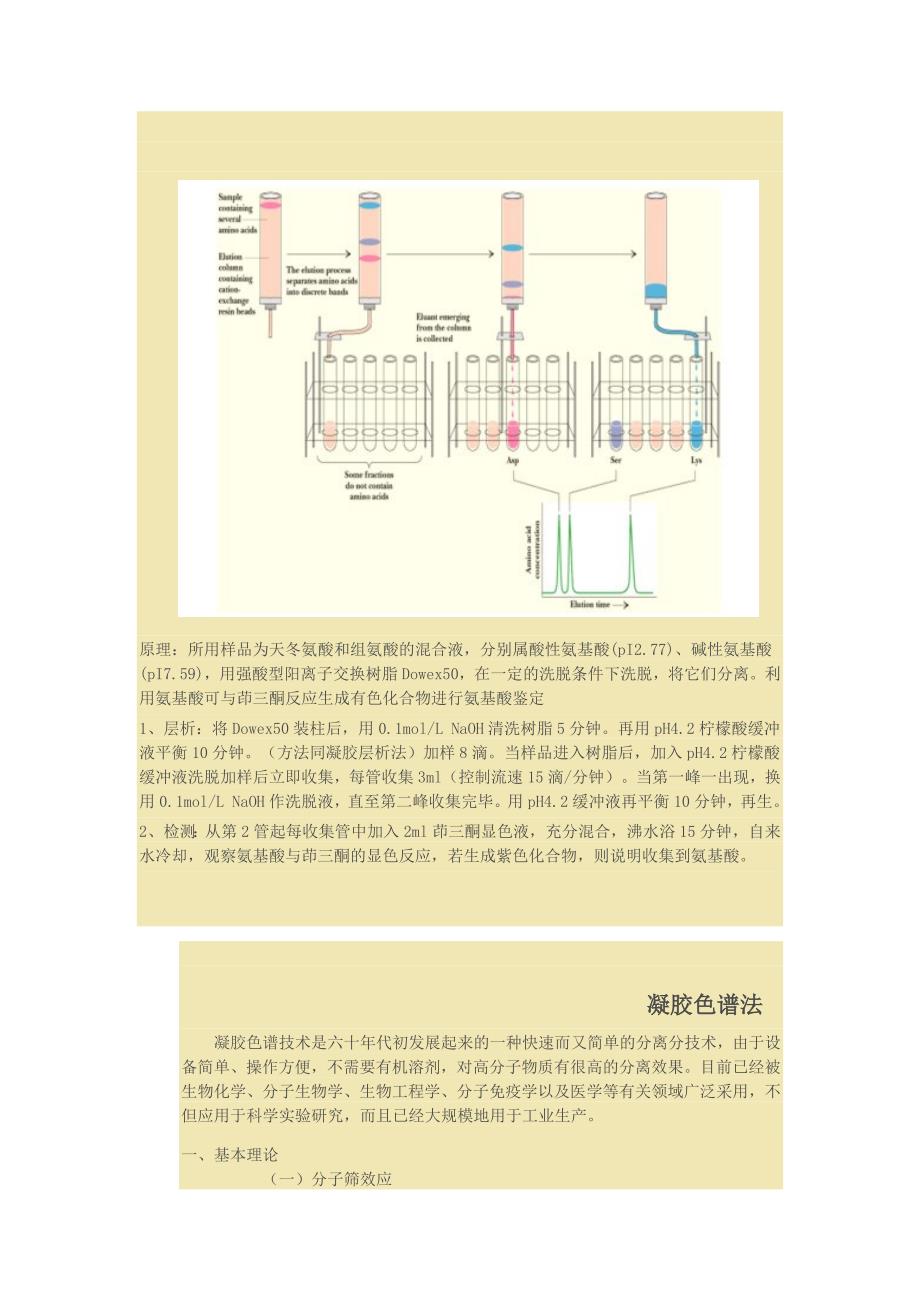 离子交换层析、凝胶色谱、离子交换纤维素色谱法_第3页