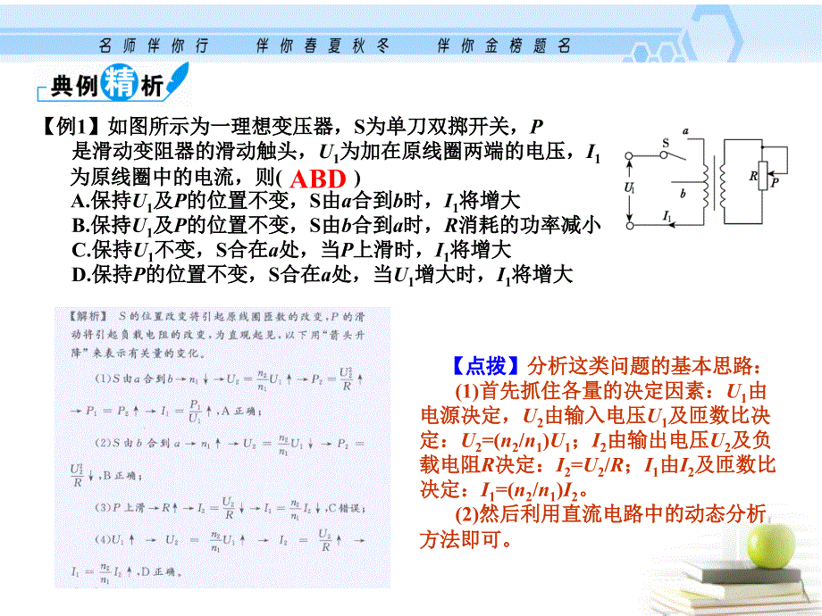 2013高考物理一轮复习资料 12 电能的输送与变压器课件 沪科版_第4页